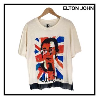 エルトンジョン　バンドTシャツ　ロック、イギリス製　半袖　ユーロ古着　L