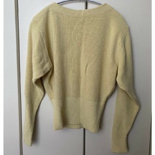 ユニクロ(UNIQLO)のUNIQLO U☆着丈短め綿ニット♪イエナ、ZARA、ニコアンド、コーエン系(ニット/セーター)