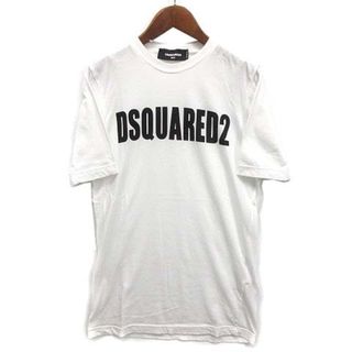 ディースクエアード(DSQUARED2)のディースクエアード DSQUARED2 ロゴ プリント Tシャツ 半袖 ホワイト(Tシャツ(半袖/袖なし))