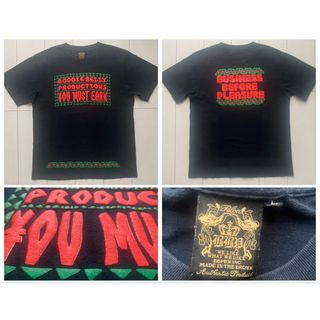 ビービーピー(BBP)のBBP 発泡 立体 両面 プリント アフリカン カラー 黒赤緑 L BLACK(Tシャツ/カットソー(半袖/袖なし))