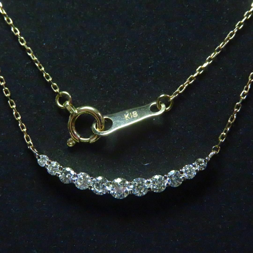 ヴァンドーム青山】K18PG ダイヤモンド 0.38ct リュールネックレス ヴァンドーム青山】K18PG ダイヤモンド 0.38ct リュールネックレス