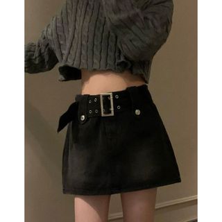 シーイン(SHEIN)のsheinデニムスカート(デニム/ジーンズ)