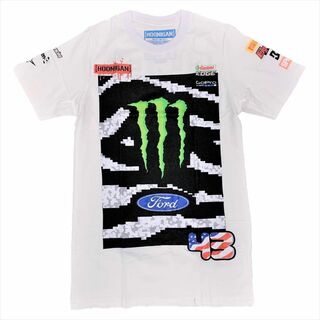 モンスターエナジー(Monster Energy)のHOONIGAN RACING モンスターエナジー Tシャツ ホワイト XXL(Tシャツ/カットソー(半袖/袖なし))