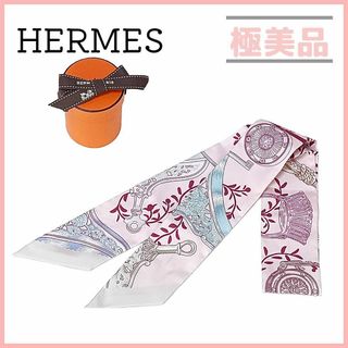 エルメス(Hermes)のエルメス ツイリー 鎧 リミックス リボンスカーフ ETRIERS REMIX(バンダナ/スカーフ)