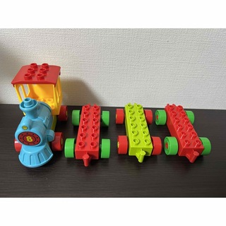 機関車セットB　汽車　ブロック 車 デュプロ 知育玩具 レゴ互換品