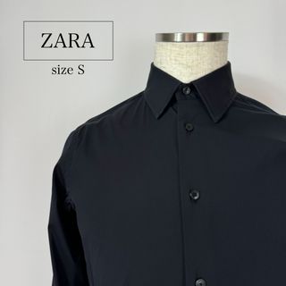 ザラ(ZARA)のZARA ザラ 長袖 シャツ きれいめ カジュアル ブラック サイズS(シャツ)