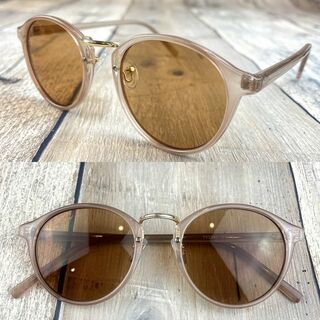 インスタ人気商品❗ブラウン ボストン ウェリントン サングラス 眼鏡(サングラス/メガネ)
