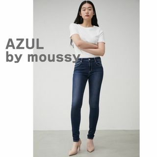 アズールバイマウジー(AZUL by moussy)のAZUL by moussy　アズール　マウジー　デニム　パンツ　青　スキニー(デニム/ジーンズ)