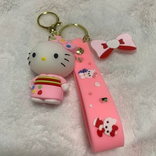 サンリオ - キティちゃん　キーホルダー　サンリオ　激安✳︎ 薄ピンク