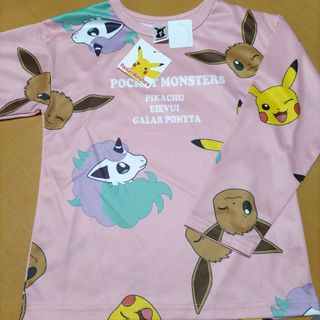 ポケモン(ポケモン)の新品ポケモン長袖Tシャツ120 総柄(Tシャツ/カットソー)