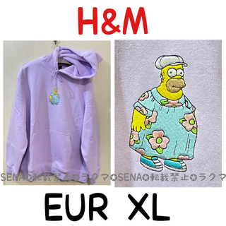 エイチアンドエム(H&M)のH&M シンプソンズ ホーマー パーカー EUR XL(パーカー)
