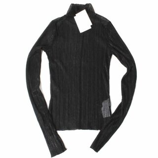 新品 RECTO SPARKLE PLEATS ROLL NECK TOP(カットソー(長袖/七分))