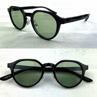 クラウンパウンド型 ライトグリーン ボストン サングラス ウェリントン 眼鏡(サングラス/メガネ)