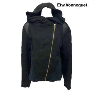 エトヴァスボネゲ(Etw.Vonneguet)の【新品・未使用・送料無料】Etw.Vonneguet カラミパーカー ジャケット(ライダースジャケット)