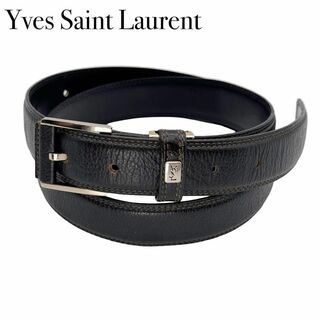 イヴサンローラン(Yves Saint Laurent)のイヴサンローラン  レザー シルバー金具 ベルト レディース メンズ ビジネス(ベルト)