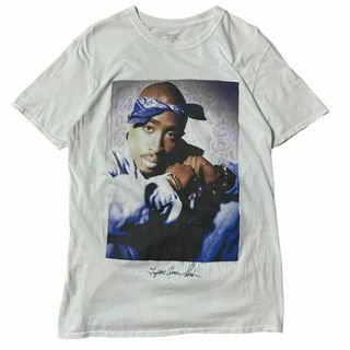 ミュージックティー(MUSIC TEE)の2PAC トゥーパック 半袖バンドTシャツ ミュージックT ラッパー x76①(Tシャツ/カットソー(半袖/袖なし))