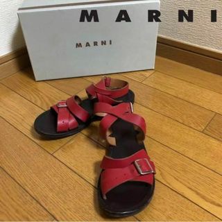 マルニ(Marni)の【匿名発送・送料無料】MARNIマルニ サンダル size35 定価33600円(サンダル)