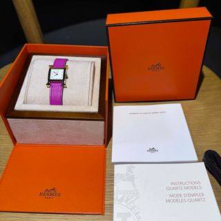 Hermes - 【限定品】HERMES エルメス 時計 Hウォッチ ピンクベルト