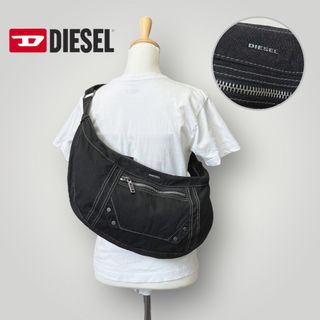 DIESEL - [良品] ディーゼル 00s ショルダーバッグ キャンバス地 三日月 アーカイブ