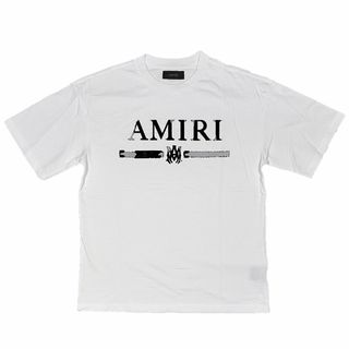 アミリ(AMIRI)のAMIRI アミリ アップリケ MAバー 半袖 Tシャツ ホワイト S(Tシャツ/カットソー(半袖/袖なし))