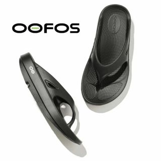 ウーフォス(OOFOS)の【匿名発送・送料無料】OOFOS OOriginal リカバリーサンダル 黒(サンダル)