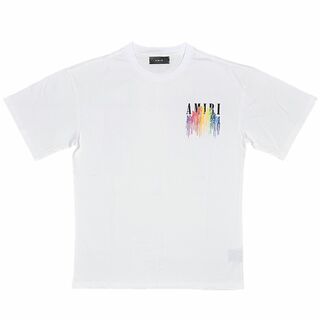 アミリ(AMIRI)のAMIRI アミリ DRIP COLLAGE Tシャツ ホワイト S(Tシャツ/カットソー(半袖/袖なし))