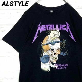 メタリカ(METALLICA)の《大人気》ALSTYLE☆METALLICA☆Tシャツ☆ドクロ☆黒☆L(Tシャツ/カットソー(半袖/袖なし))