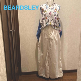 BEARDSLEY - ビアズリー　BEARDSLEY  美品　オフホワイトワイドパンツ
