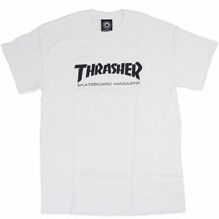 スラッシャー(THRASHER)のTHRASHER スラッシャー ベーシックロゴ Tシャツ ホワイト S(Tシャツ/カットソー(半袖/袖なし))