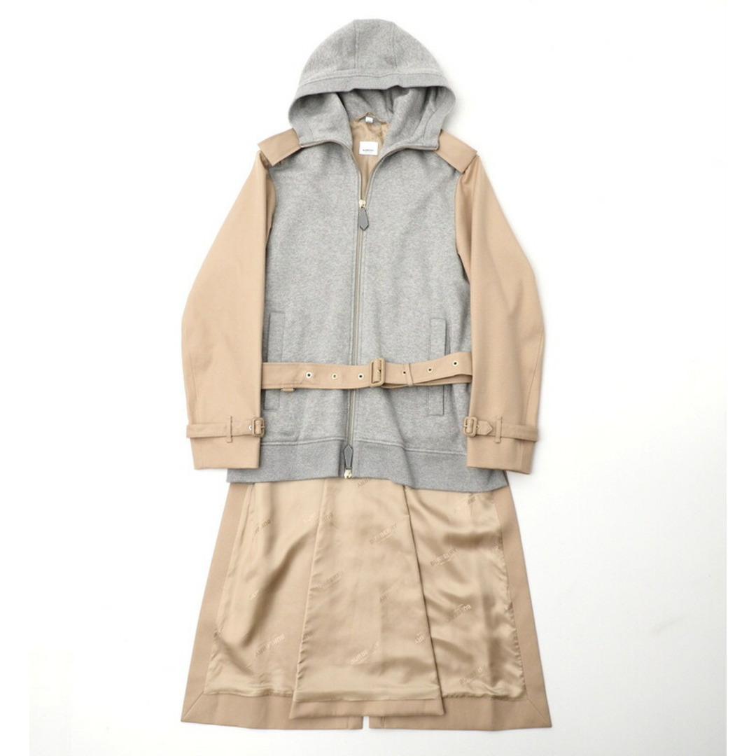 BURBERRY - ■美品■BURBERRY バーバリー トレンチコート サイズ48 ロングコート スウエットパーカー ドッキング 20231005 イタリア製 ブランド古着【中古】20240526/GO1795