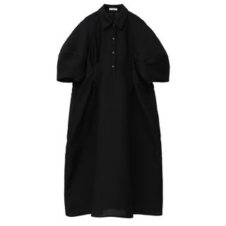 クラネ(CLANE)の新品未使用タグ付　CLANE　FORM SLEEVE ONEPIECE ブラック(ロングワンピース/マキシワンピース)