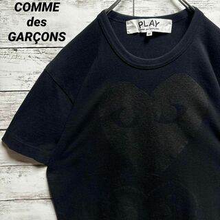 コムデギャルソン(COMME des GARCONS)のa131【美品 】コムデギャルソン　ビッグロゴ　ハート　半袖Tシャツ(Tシャツ/カットソー(半袖/袖なし))