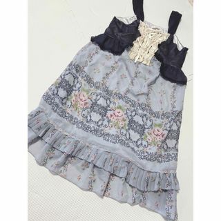 アクシーズファム(axes femme)の激可愛い　アクシーズファム　花柄トップス　美品(その他)