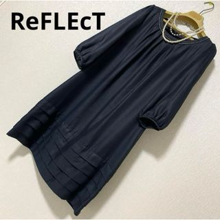 ReFLEcT - ReFLEcT リフレクト　11号　セレモニー　フォーマルワンピース　ネイビー