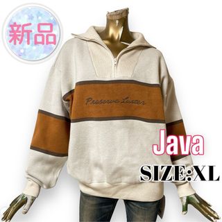 Classical Elf. - ⭐️新品⭐️ Java ♥ スポーティ オーバー Wジャガードハーフジップニット