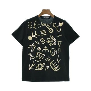 ジュンヤワタナベ(JUNYA WATANABE)のJUNYA WATANABE Tシャツ・カットソー -(M位) 黒 【古着】【中古】(カットソー(半袖/袖なし))