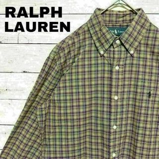 Ralph Lauren - 66i US古着 ラルフローレン BD長袖シャツ CUSTOMFIT ポニー刺繍