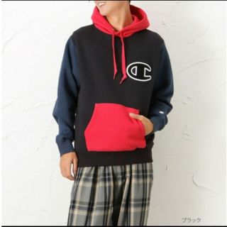 チャンピオン(Champion)のChampion パーカー スウェット 裏起毛 メンズ 配色切替  ユニセックス(パーカー)