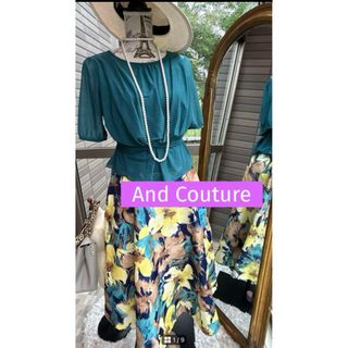 アンドクチュール(And Couture)の綺麗なお姉さんのアンドクチュールふんわりスカート(ひざ丈スカート)