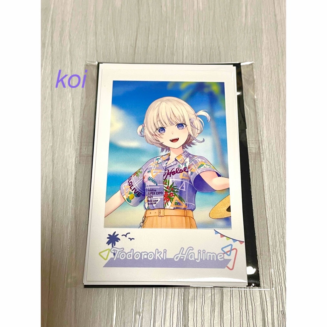 ホロライブ EXPO 描き下ろし 轟はじめ チェキ風カードの通販 by ホロライブ EXPO 描き下ろし 轟はじめ チェキ風カードの通販 by