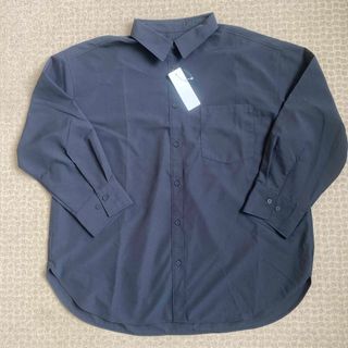 ジーユー(GU)の完売品！GU オーバーサイズシャツ［長袖］［UVカット機能付き 3XL(シャツ/ブラウス(長袖/七分))