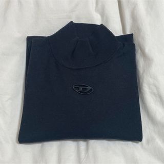 ディーゼル(DIESEL)のdiesel タートルネック dロゴ ブラック S(Tシャツ/カットソー(七分/長袖))