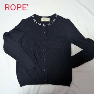 ROPE’ - ROPE'　ロペ　カーディガン　ビジュー