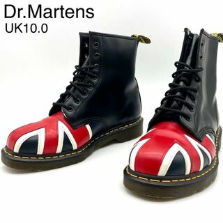 ドクターマーチン(Dr.Martens)の★極美品 ドクターマーチン ユニオンジャック 8ホール ブーツ レザー UK10(ブーツ)
