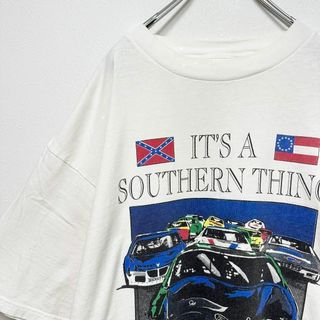 90s USA製　ビンテージ古着　レーシング　ナスカー　プリント　半袖tシャツ(Tシャツ/カットソー(半袖/袖なし))