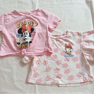 ミニー＆デイジーTシャツセットsize104