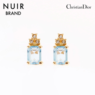 Christian Dior - ディオール Dior ラインストーン ピアス