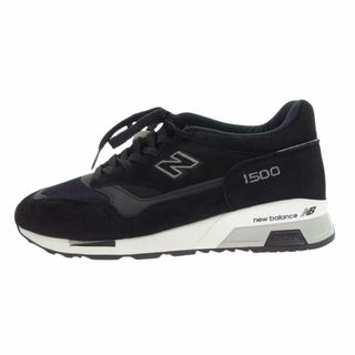 ニューバランス(New Balance)のNEW BALANCE ニューバランス スニーカー M1500JKK  英国製 MADE IN ENGLAND 1500 Black Gray ブラック グレイ ローカット スニーカー ブラック系 25cm【極上美品】【中古】(スニーカー)