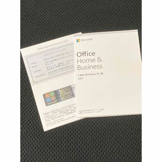 マイクロソフト(Microsoft)の新品未開封 MicrosoftOffice2021 H&B 2点セット(その他)