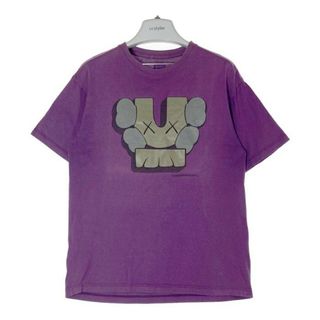 アンダーカバー(UNDERCOVER)の★UNDERCOVER アンダーカバー × KAWS カウズ Tシャツ 01ss パープル sizeM(Tシャツ/カットソー(半袖/袖なし))